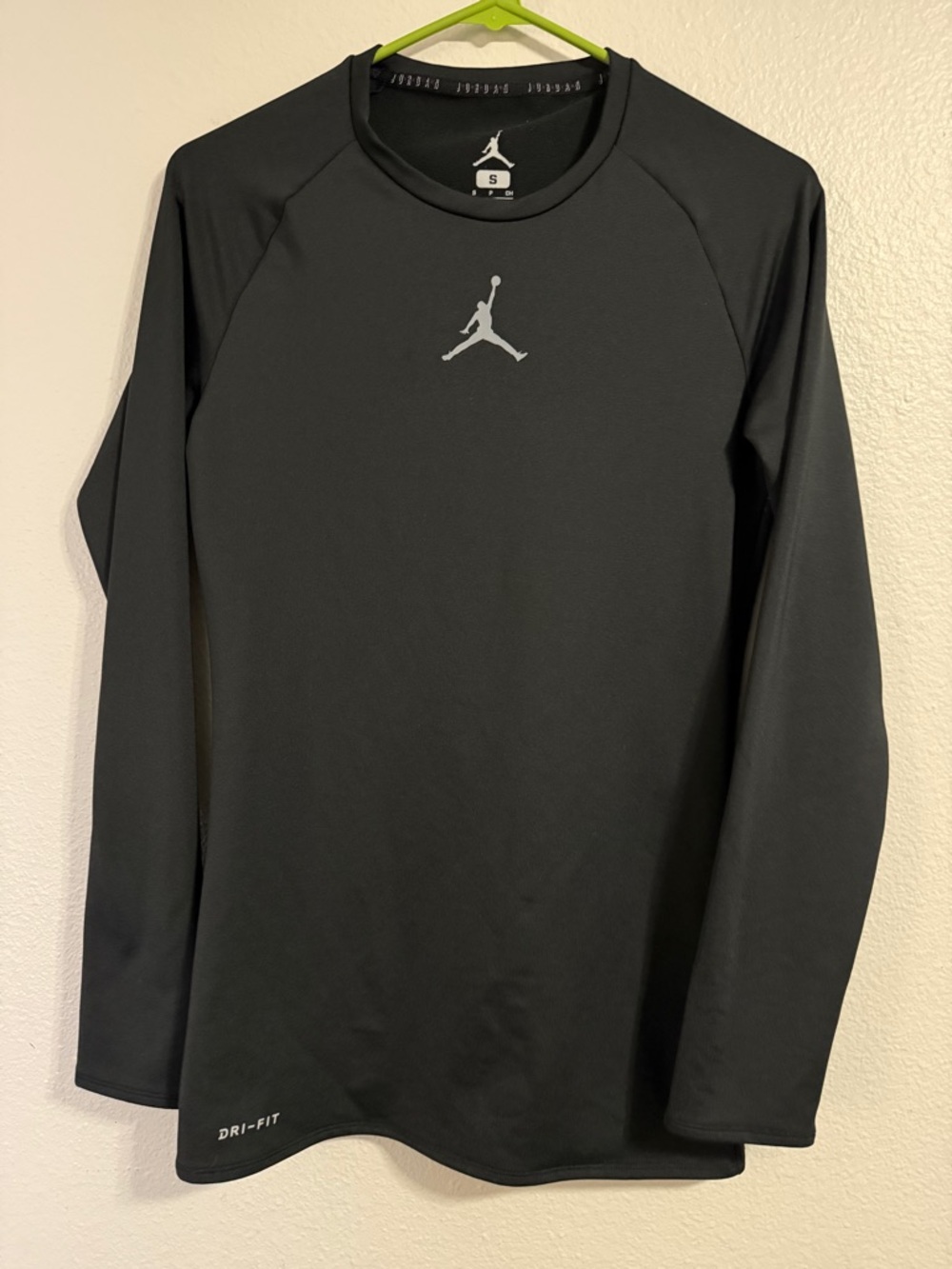 Jordan Men's Black Long Sleeve Dri-FIT Performance Shirt